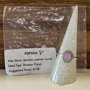 Bomb Party Genuine Lavender Quartz Size 8